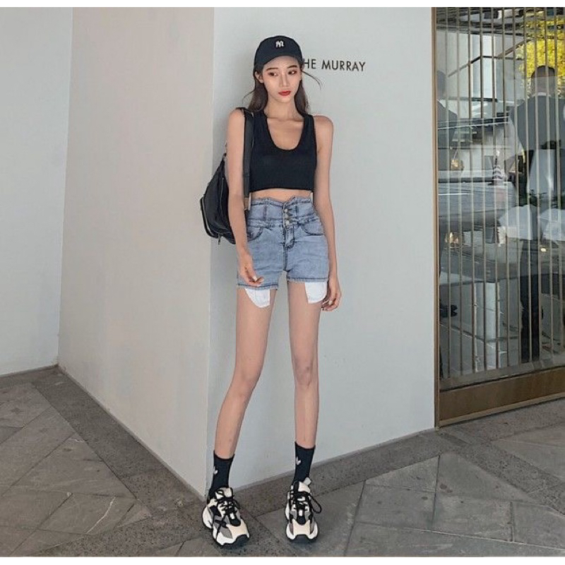 เสื้อฮู้ด ครอปทรงกล้าม มีหมวกใส่เท่ก็ได้เซ็กซี่ก็ได้คะ ส่งจากไทย No.1216 Women Lady Clothing ผู้หญิง