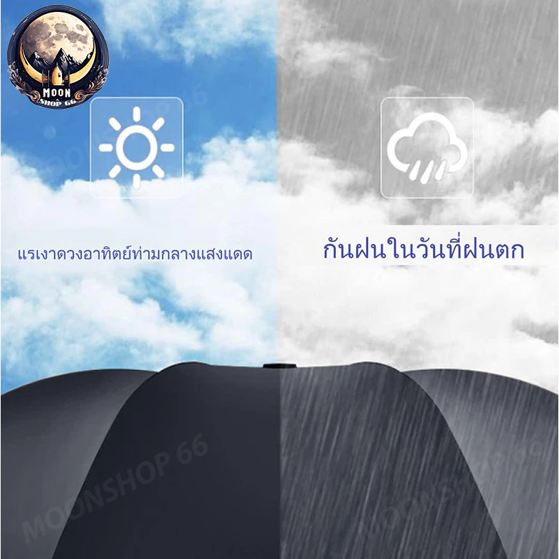 ร่มพับ EVA กันแดด กันUV กันฝน พกพา thumbnail 8