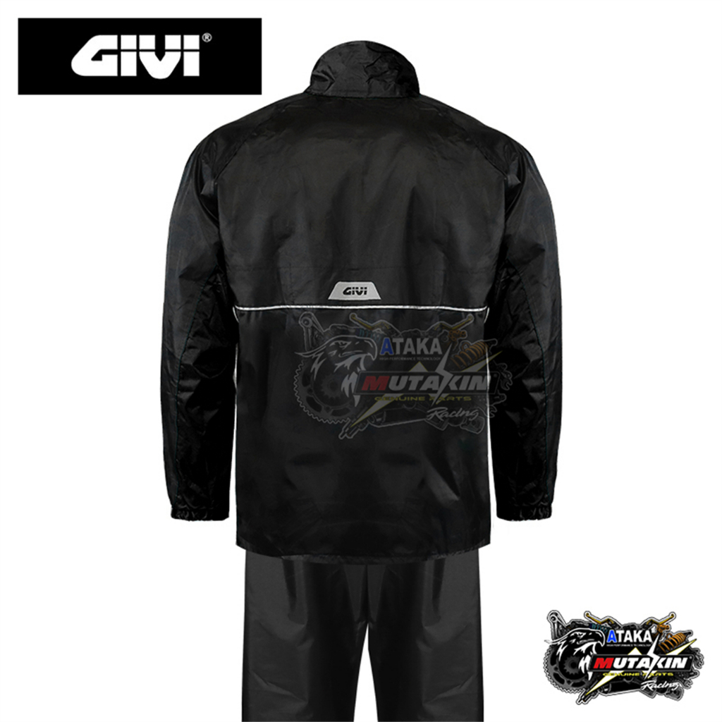 ATAKA สื้อกันฝน GIVI-RRS07 Raincoat RACING เสื้อกันฝนขี่มอเตอร์ไซด์ S-6XL รวมเก้าขนาด ชุดกันฝน เสื้อกันฝนพร้อมกางเกง ส่ง ราคา ถูกที่สุด ดีลบีเคเค แกลเลอรีภาพที่ 3