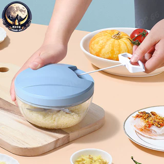 เครื่องสับกระเทียม เครื่องปั่นพริก ครื่องสับกระเทียม 500ML/170ML ปั่นหมู เครื่องบดเนื้อ เครื่องปั่นอาหาร ที่สับกระเทียม