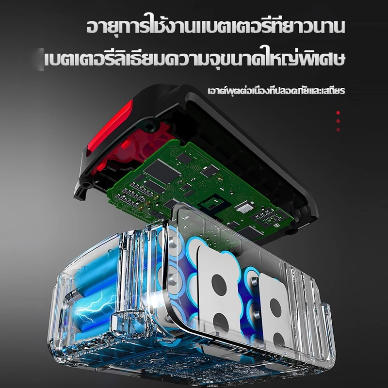 เครื่องเป่าลมไร้สาย 2in1เป่าลมและดูดฝุ่น 99900W รุ่นครัวเรือนพลังงานสูง เครื่องเป่าลม ล้างแอร์ เครื่องเป่าลมไฟฟ้า Blower thumbnail 7