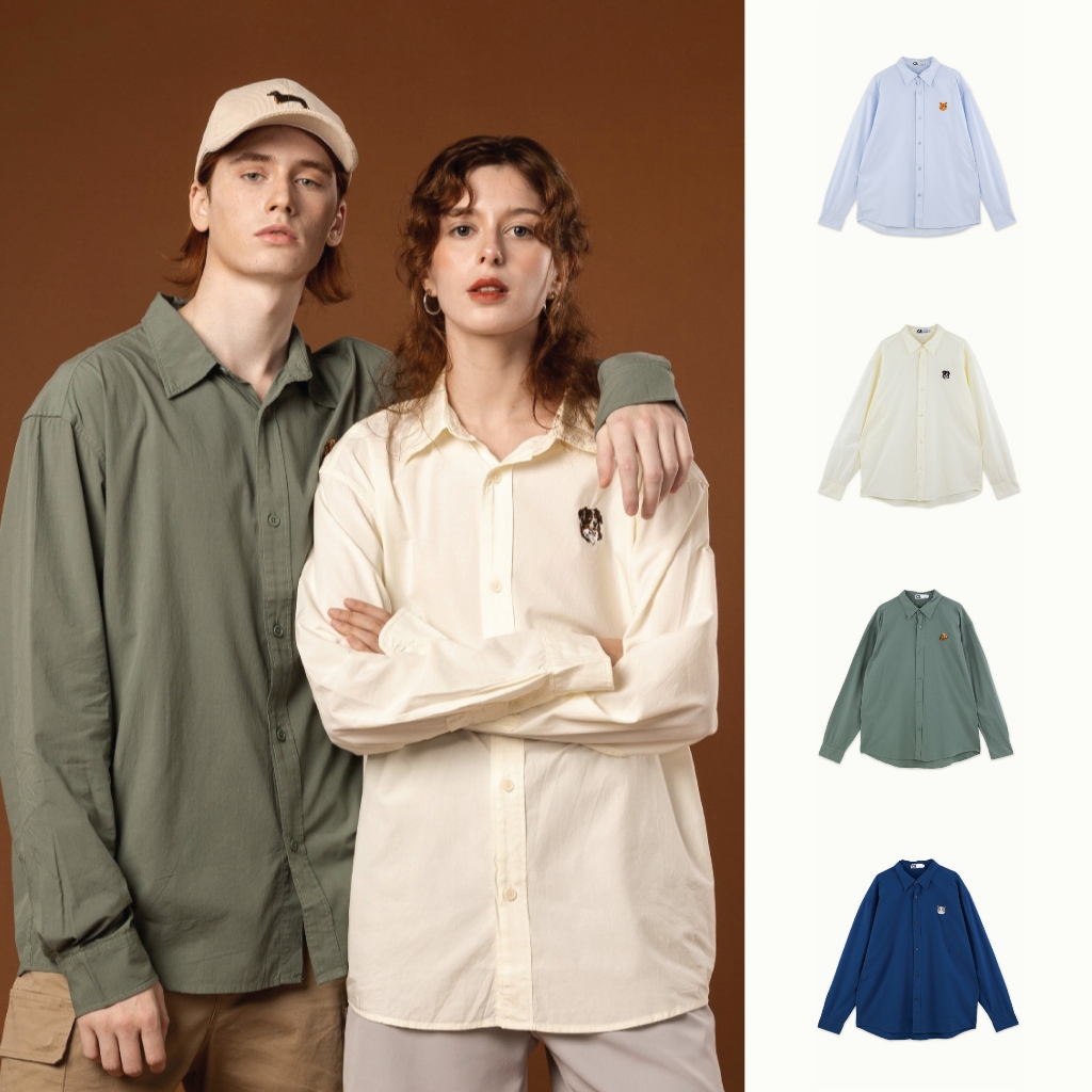 Classy - เสื้อเชิ้ต แขนยาว ปักลาย Col. Classy Friends รุ่น Shirt Long Sleeve