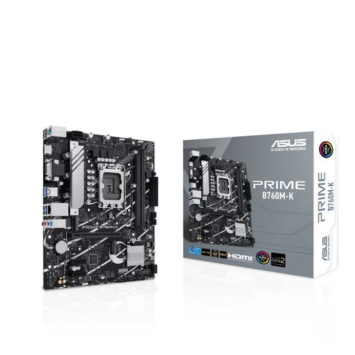 MAINBOARD (พร้อมใช้งานกับซีพียู Intel Gen 14 ได้ทันที) ASUS PRIME B760M-K (DDR5) (SOCKET LGA 1700) (MICRO-ATX) -3 Years