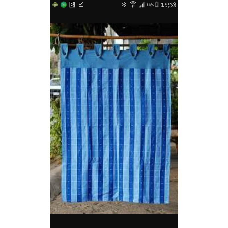 แนะนำ ผ้าม่าน ผ้าม่านผ้าฝ้ายทอมือสำหรับประตูกว้าง1มสูง2ม ราคาพิเศษ มีเก็บเงินปลายทาง