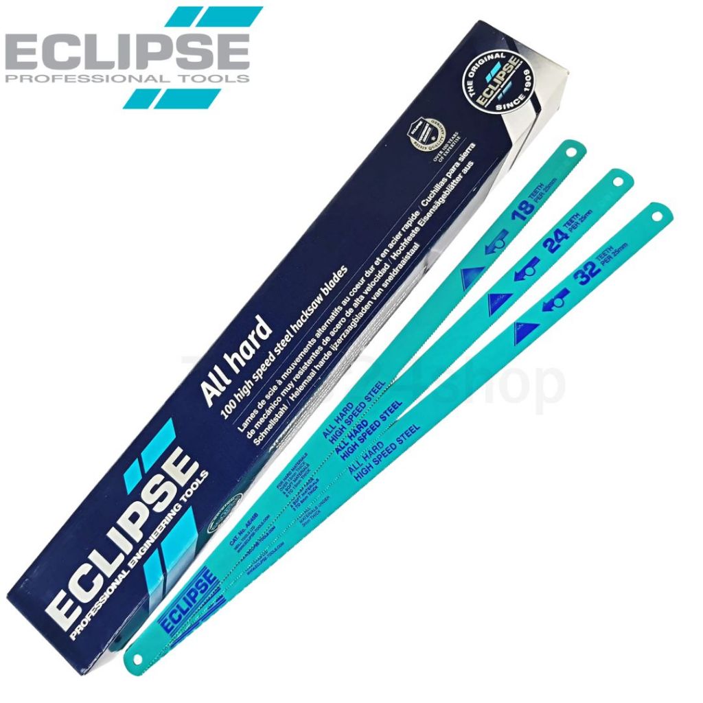 ECLIPSE ใบเลื่อยตัดเหล็ก ขนาด 1/2" ยาว 12" T18 - T32 HSS No.AE