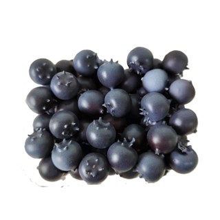 พร้อมส่งผลไม้ปลอม ลูกบลูเบอรี่ปลอม1.5*1.5cm.