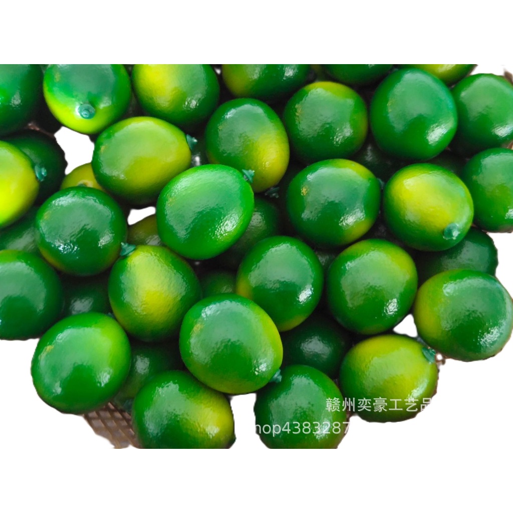 พร้อมส่ง ผลไม้ปลอม มะนาวปลอม 4*3.3cm.