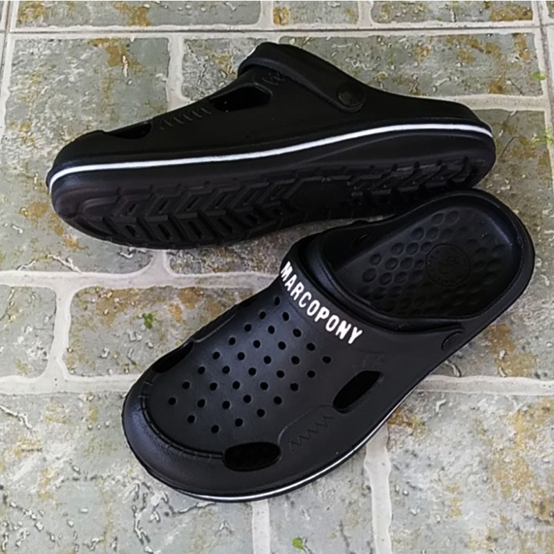 รองเท้าสวมหัวโตเปิดส้น น้ำหนักเบา ใส่สบายไม่อับชื้น คู่ละ 65 บาท...ส่งฟรี ยี่ห้อ Marcopony แท้ 100%
