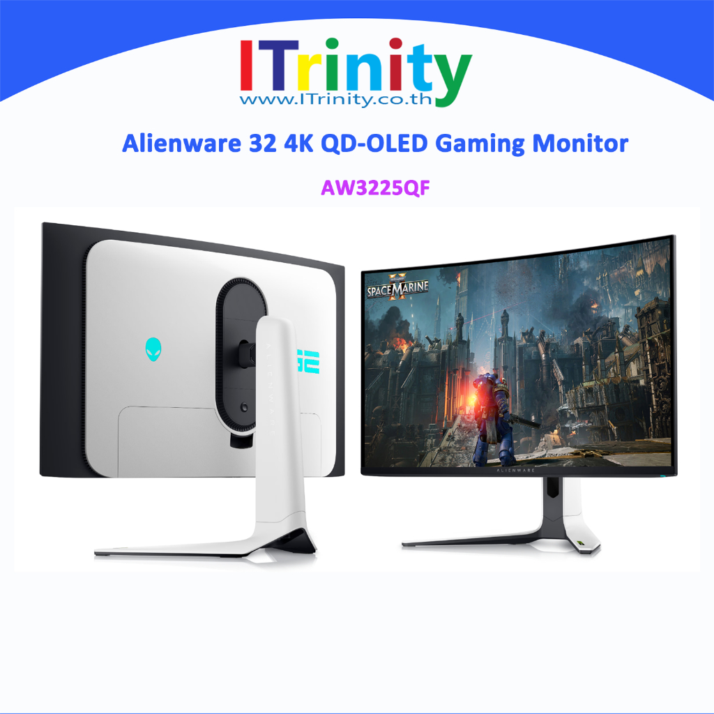 Dell Alienware AW3225QF 32 4K QD-OLED Gaming Monitor เดลล์ จอมอนิเตอร์ 31.6 นิ้ว 4K 240Hz sRGB, 95% 