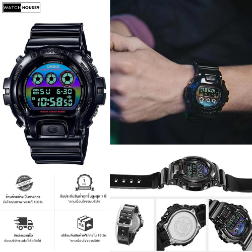 นาฬิกาผู้ชาย G-SHOCK รุ่น DW-6900RGB-1 ซีรีส์ 6900 จีช็อค