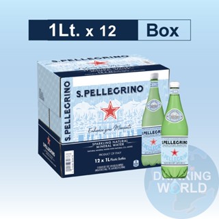 🌟พร้อมส่ง🌟San Pellegrino Sparkling Mineral Water 1000 ml x12…
