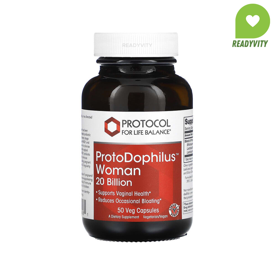 Protocol for Life Balance, ProtoDophilus Woman, 20 Billion, 50 Veg Capsules