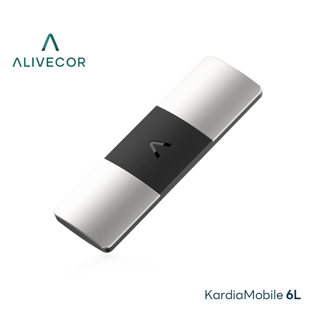 AliveCor KardiaMobile 6L เครื่องตรวจคลื่นไฟฟ้าหัวใจ (ชนิด 6 ลีด) แบบพกพา