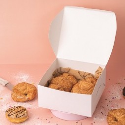 กล่องเค้ก 1 ปอนด์ ฝาทึบ Foodgrade (1แพ็ค : 20ชิ้น)