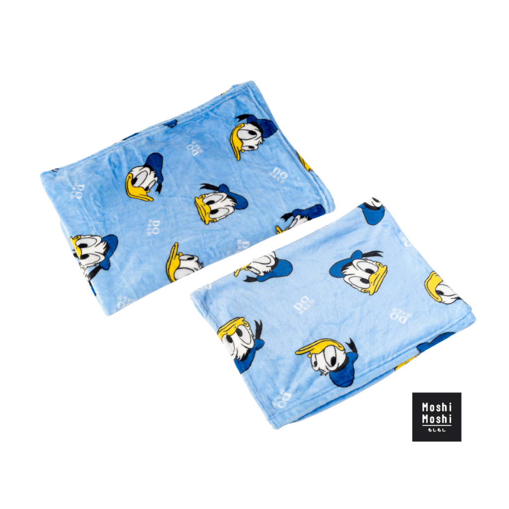 Moshi Moshi ผ้าห่มโมชิโมชิ ผ้าห่มขนนุ่ม ลาย Donald Duck ลิขสิทธิ์แท้จาก Disney รุ่น 6100004318-4320