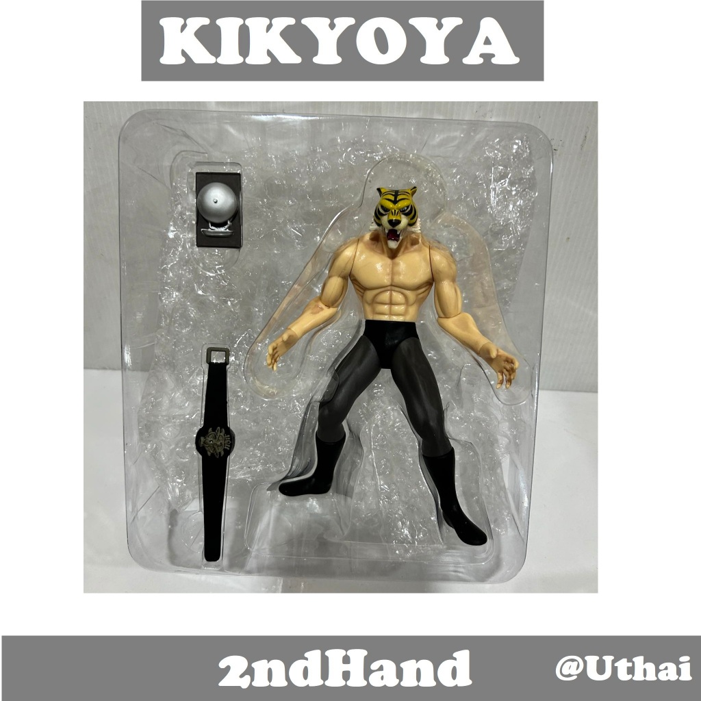 มือสอง ไม่มีแพค มีตามรูป Tiger Mask Violence Action Figure  Xebec kaiyodo  หน้ากากเสือ