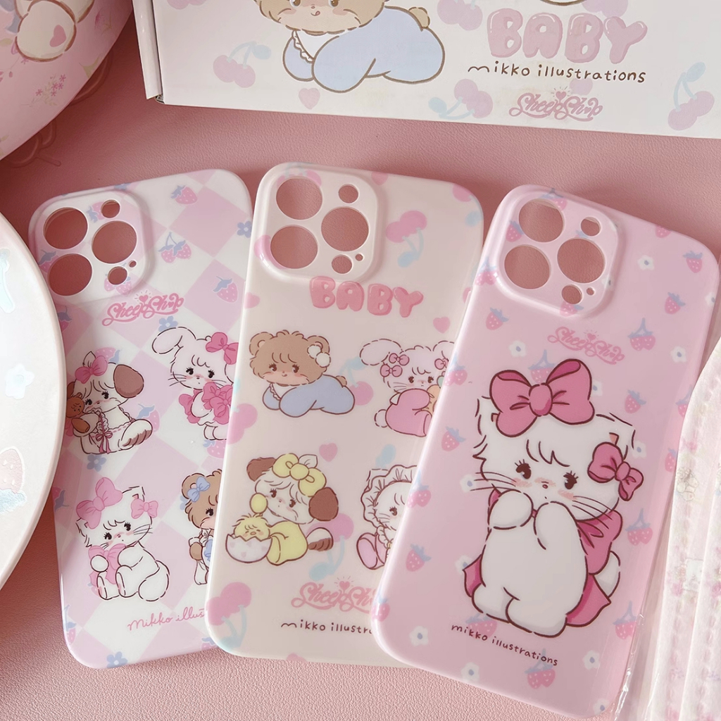 case For 14Plus/14Pro/14Pro Max/phone11/11Pro Max/12/12Pro/12Pro Max /13/13Pro/13Pro Max 11 แมวน่ารักเคส