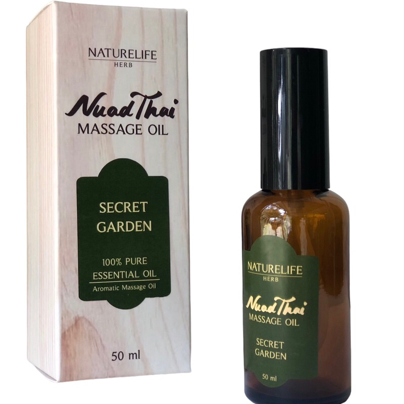 Nuad Thai Massage Oil, Secret Garden , Nature Life Herb