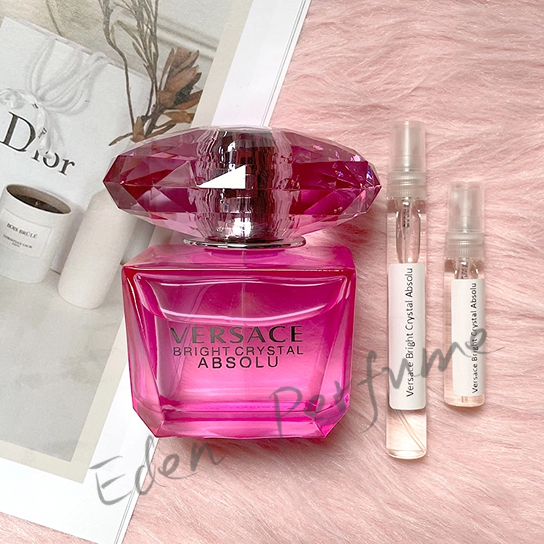 【 พร้อมส่ง】น้ำหอมแบ่งขาย แบรนด์แท้ % Versace Bright Crystal Absolu EDP 2ml/5ml/10ml