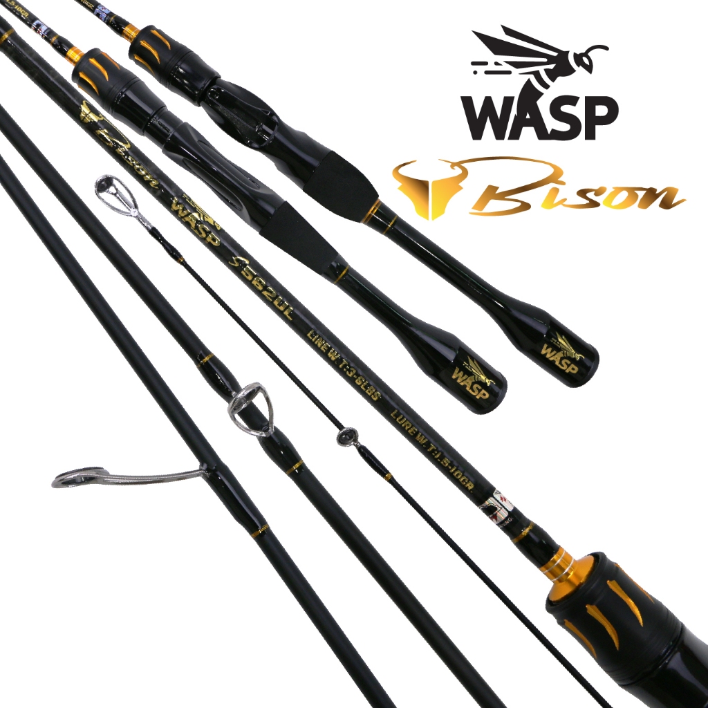 คันเบ็ด BISON WASP (สองท่อน)