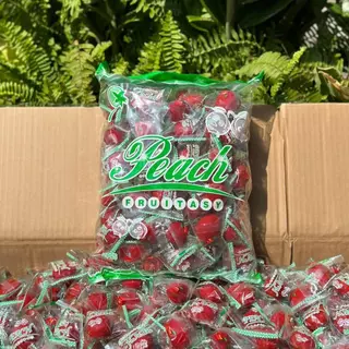 ท้อแดง (ลูกพีชแช่อิ่ม) 1000g. ไร้เมล็ด หวานอมเปรี้ยว เนื้อกรอบ เต็มคำ สด ใหม่ ผลไม้อบแห้ง