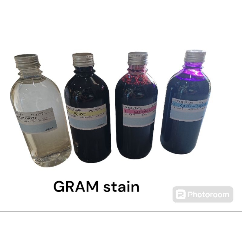 *แบ่งขาย* Gram STAIN SET 4X450 มล. ขวดละ 450 มล... แกรมสเตน