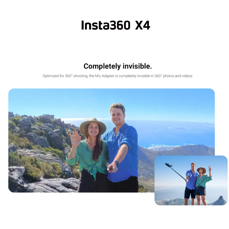 Insta360 X4 Mic Adapter รับประกัน 1 ปี