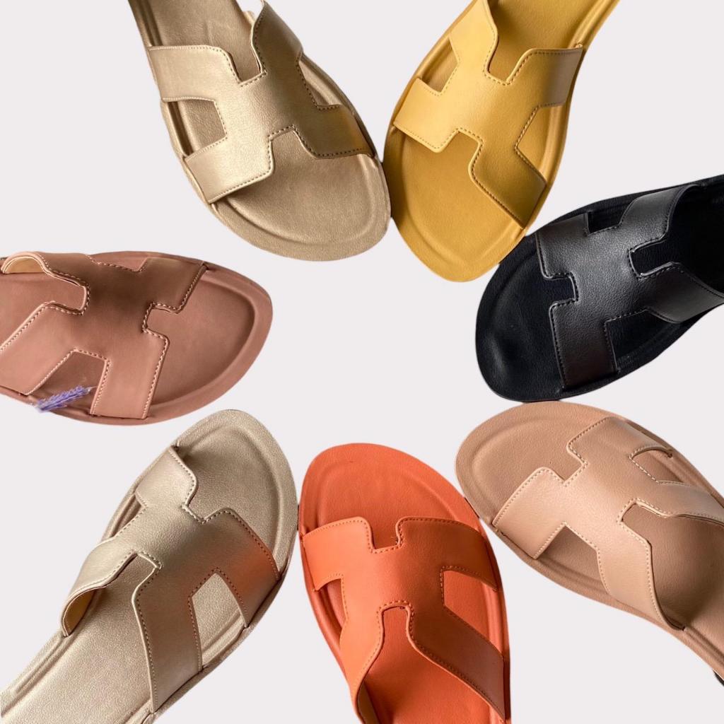 Size 36-44 รองเท้าเพื่อสุขภาพ Deblu L5027 รองเท้าแตะสวมอักษร (พื้นเรียบ)เท้าเรียว เท้าอวบนิดๆ ไซส์ตรง