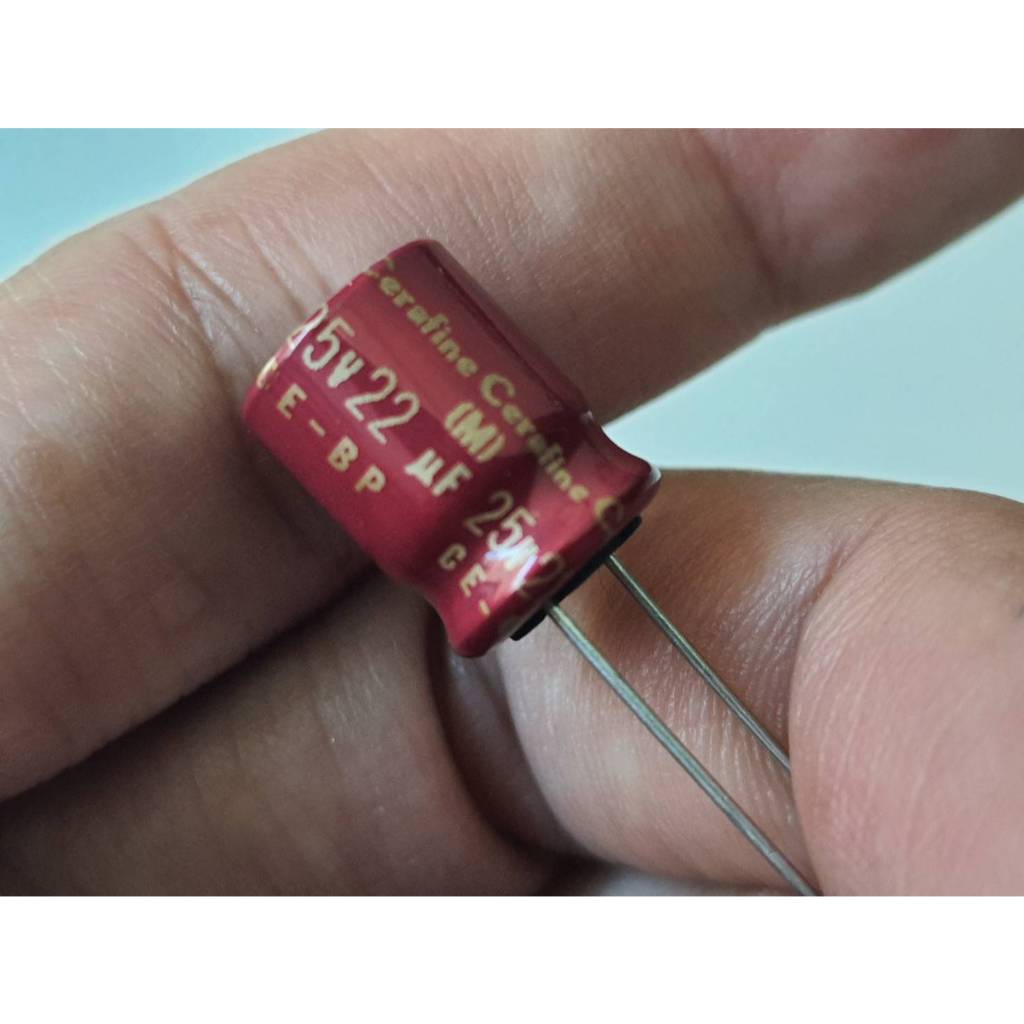 Elna Cerafine  22uF/25V(BP) Capacitor Audio Grade