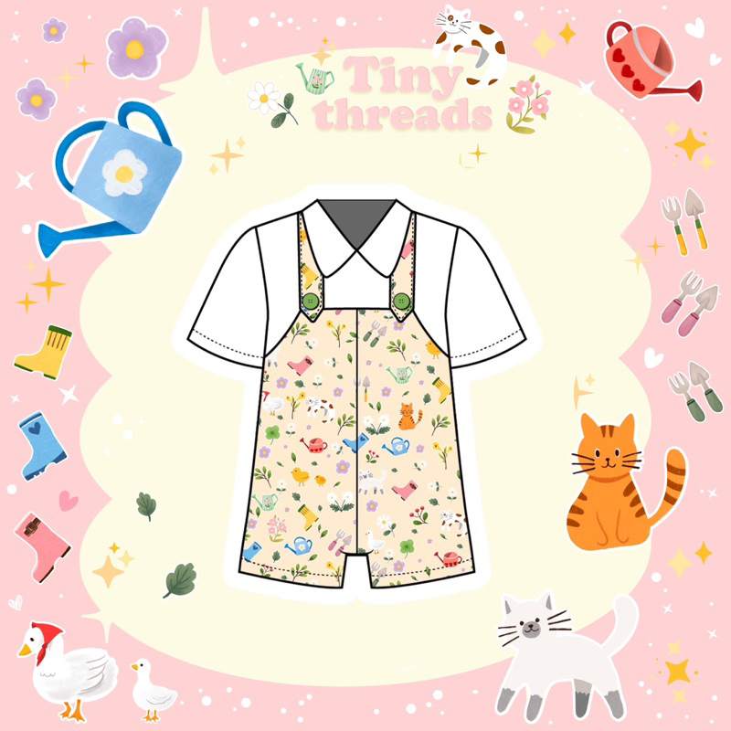 tinythreads_ jumpsuits001 : ชุดเด็กเอี๊ยมจั้มสูท