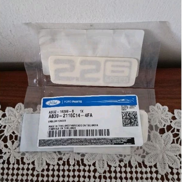 สติ๊กเกอร์ฟอดเรนเจอร์2.2 6สปรีดแท้ศูนย์=1คู่
