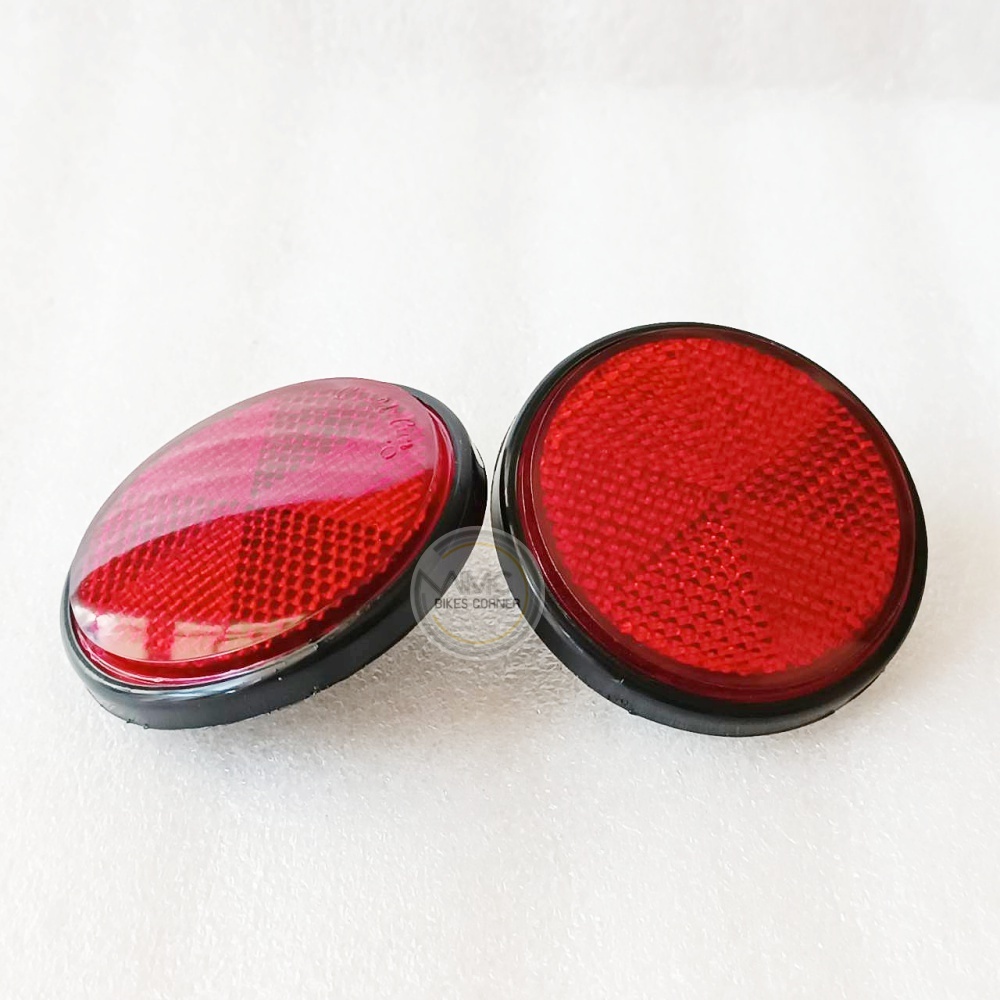 สีแดง ทับทิม ทับทิมสะท้อนแสง เกลียวน๊อต 5mm สำหรับ YAMAHA DT100 DT125 DT175 DT250 DT360 DT400 งานใหม