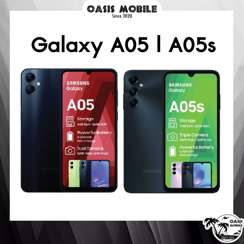[Hot] Samsung Galaxy A05s 6/128 Snapdragon | A05 4/128 MediaTek แบตเตอรี่ 5,000 mAh จอ 6.7" ศูนย์ไทย by OASISMOBILE