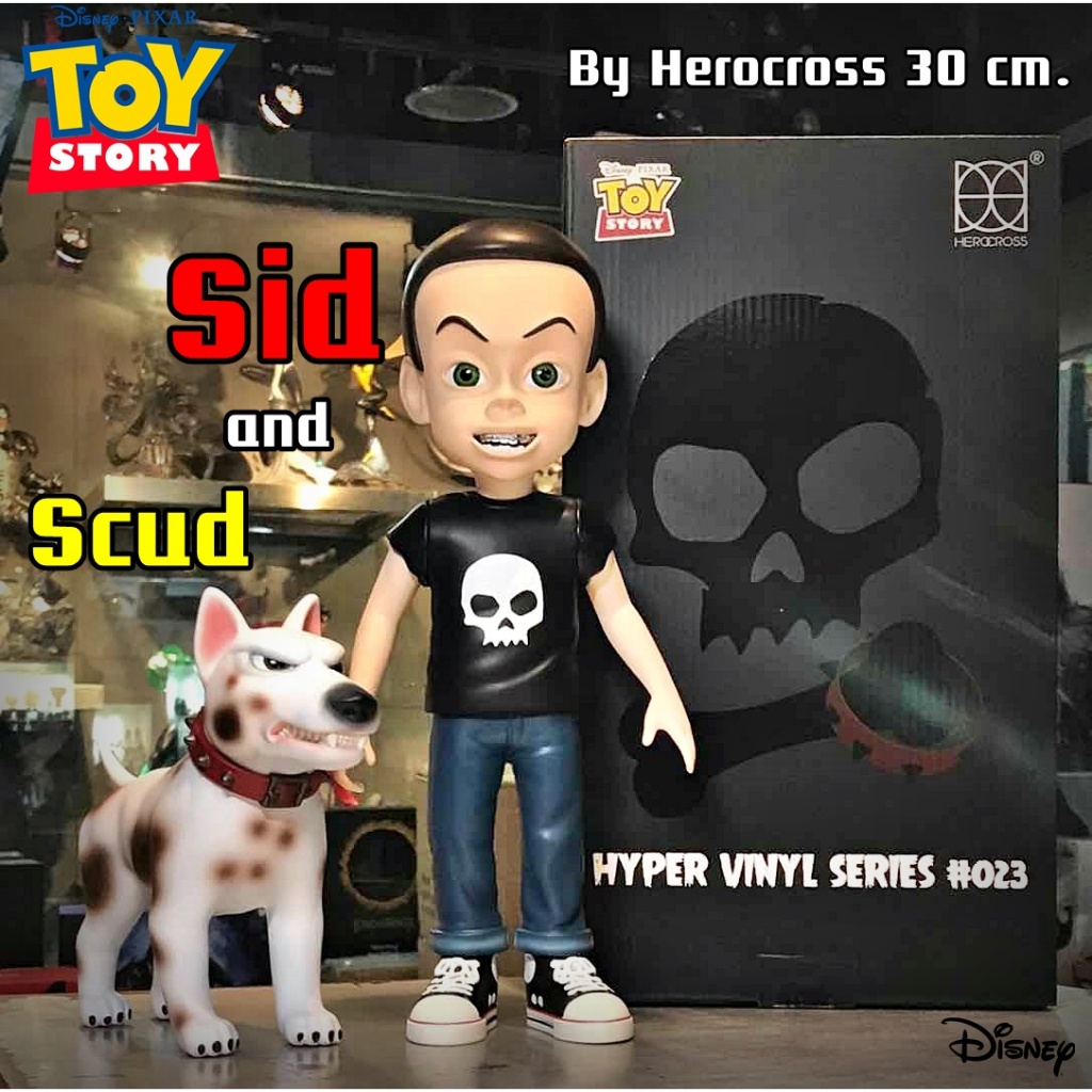 (มีของพร้อมส่งงานแท้) Figures Disney Hyper Vinyl Series #023 Sid and Scud Toy Story By Herocross 30 