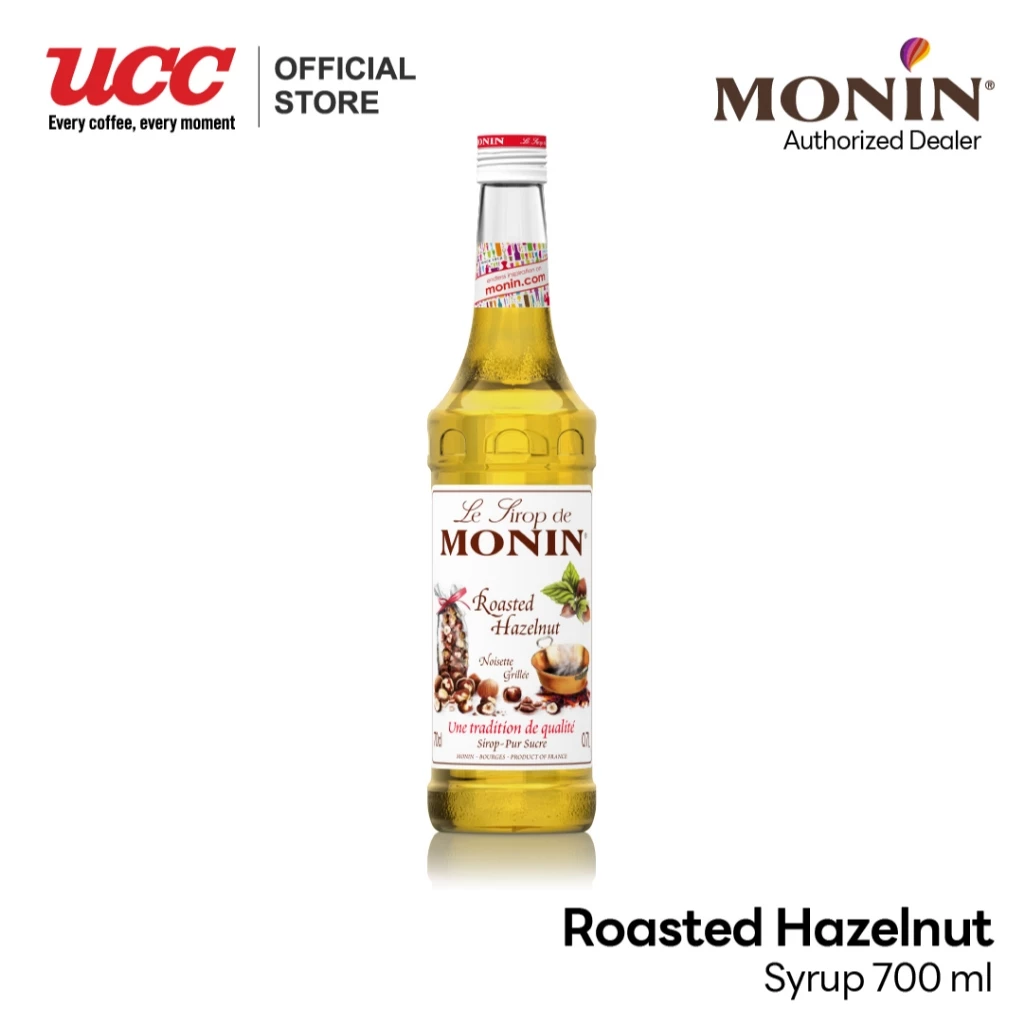 MONIN Roasted Hazelnut Syrup น้ำเชื่อมกลิ่นโรสท์เฮเซลนัท 700ml.