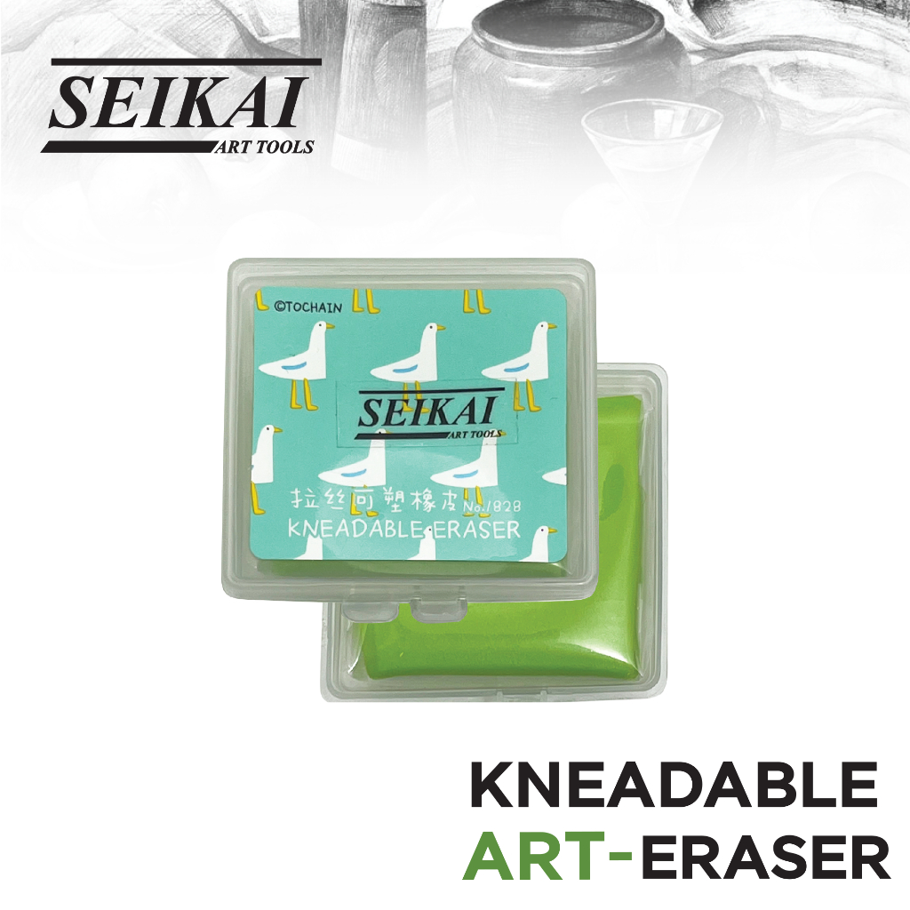 ยางลบปั้นได้ Seikai Kneadable Art Eraser ยางลบชาร์โคล ยางซับคาร์บอน ยางลบยืดได้ ราคา ถูกที่สุด ดีลบีเคเค แกลเลอรีภาพที่ 4