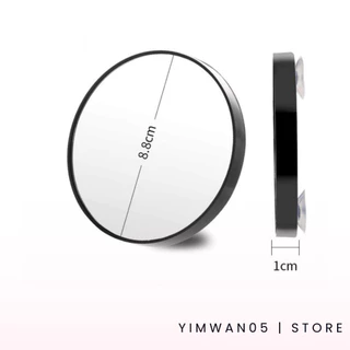 กระจกซูม x5 กระจกส่องใบหน้าใกล้มากๆ ช่วยขยายใบหน้าx5เท่า เห็นรูขุมขน 1บาน ขนาดจับพอดีฝ่ามือ