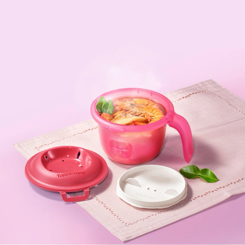 Tupperware รุ่น Pocket Cooker (1) 550ml หม้อหุงข้าวไมโครเวฟ