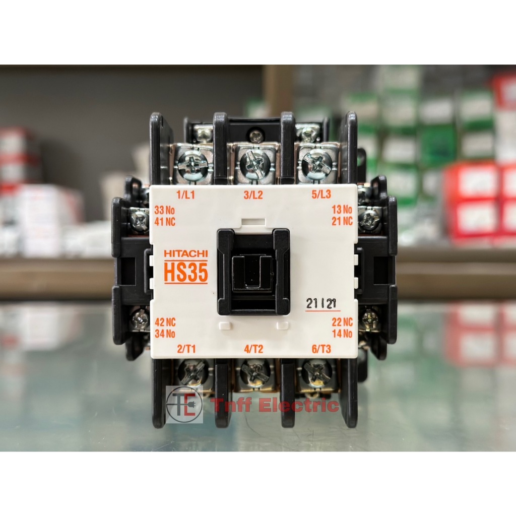 Hitachi HS35 (คอยล์ 220V, 380V) แมกเนติก คอนแทคเตอร์ (2NO + 2NC)