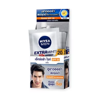 กล่อง x6ซอง รวมครีม NIVEA MEN นีเวีย เมน (เลือกสูตรให้เหมาะสมกับผิว) ปริมาณสุทธิ 7 มล.