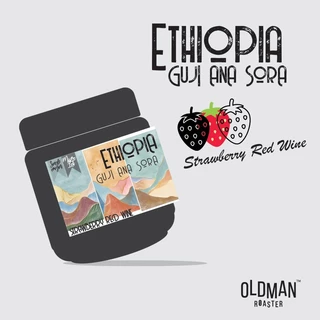 เมล็ดกาแฟ ETHIOPIA GUJI ANA SORA "STRAWBERRY RED WINE" (คั่วอ่อน) by OLDMAN ROASTER