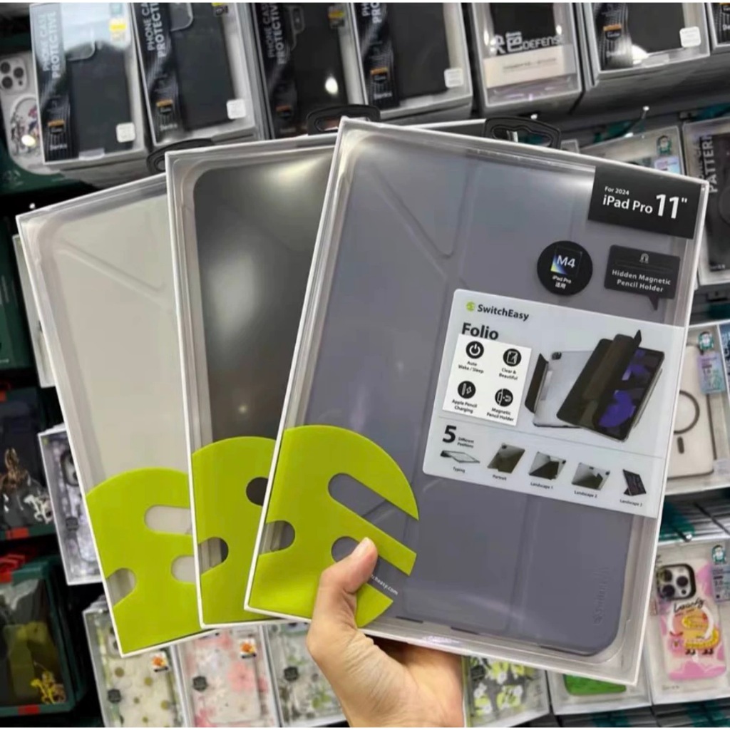 Switcheasy Folio สำหรับเคส iPad Pro 11" 2024 iPad Pro 13 "2024 iPad Air 11" 2024 iPad Air 13 "2024
