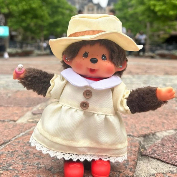 พร้อมส่ง ❌เฉพาะชุดเดรส❌ Monchhichi Girl Size S Event Limited Edition