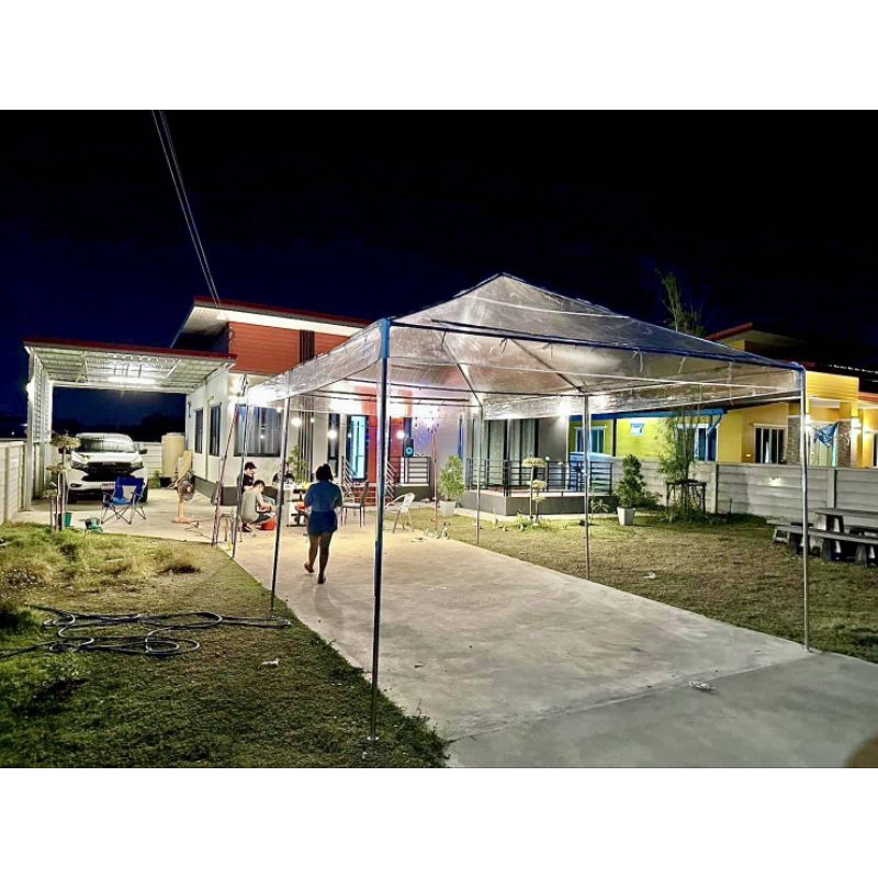 เต็นท์ประกอบ ผ้าใบใส โรงเรือน มีทุกขนาดครับ เพิ่มความสูงขาฟรี ถึง2.50 แจ้งในข้อความได้เลยครับ