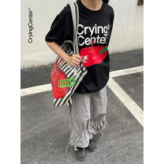 CryingCenter เสื้อยืดคอกลม Apple Killer T-Shirt