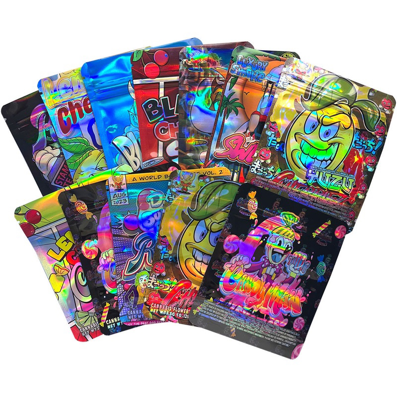 Mylar Zip Bag for cаnnabis flowers 3.5gr