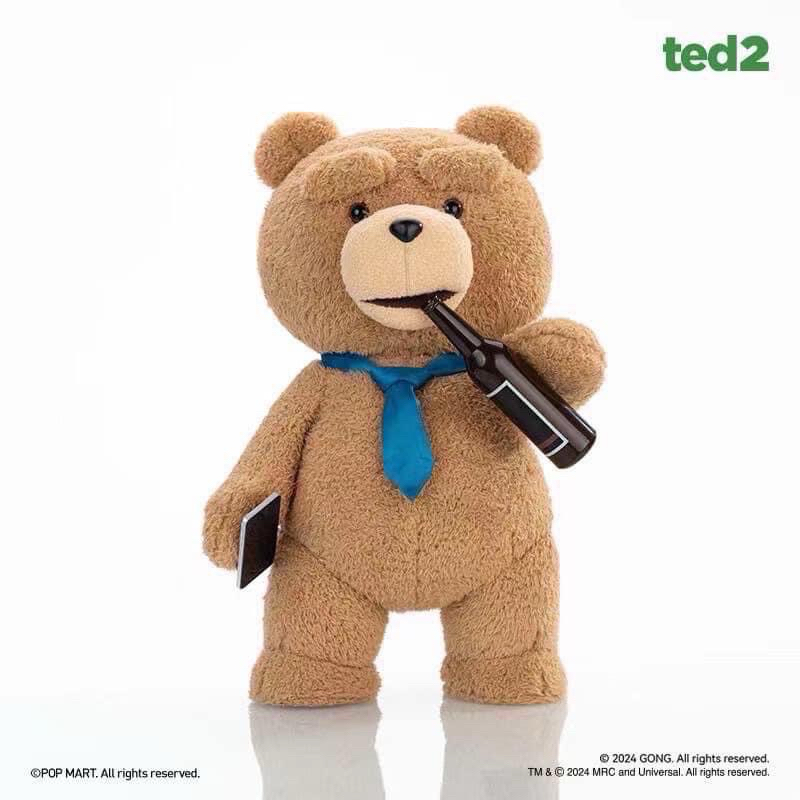 [ พร้อมส่ง ] Ted 2 ตุ๊กตาไซส์ 30 cm จากค่าย Popmart