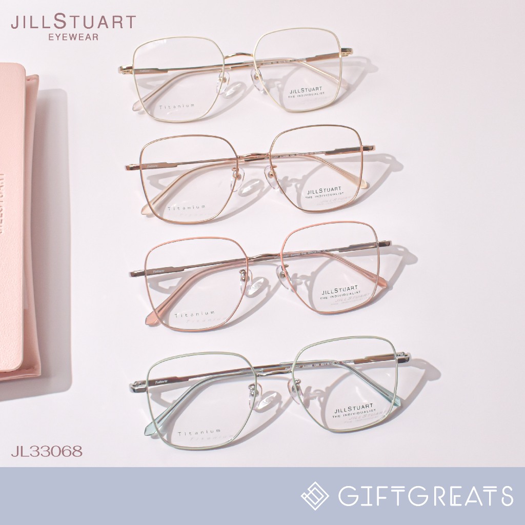 JILL STUART - JL33068 กรอบแว่นไทเทเนียม มีทั้งแบบเฉพาะกรอบ และพร้อมเลนส์