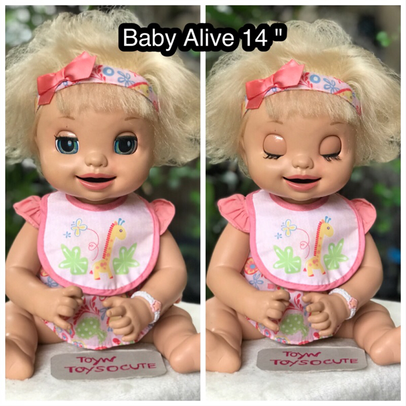 ตุ๊กตา Baby Alive ตุ๊กตาพูดได้ ลืมตา หลับตา หัวเราะ พูดได้ ทักทาย บอกรัก บอกหิว บอกง่วงนอน