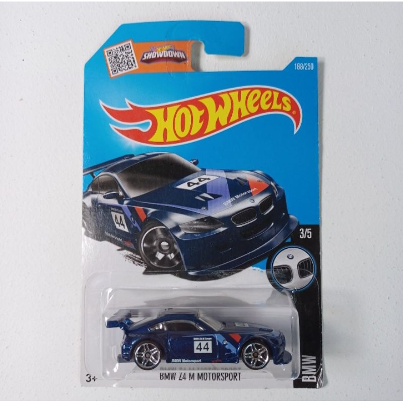 Hot wheels รถเหล็ก รุ่น BMW Z4 M Motorsport สเกล 1/64
